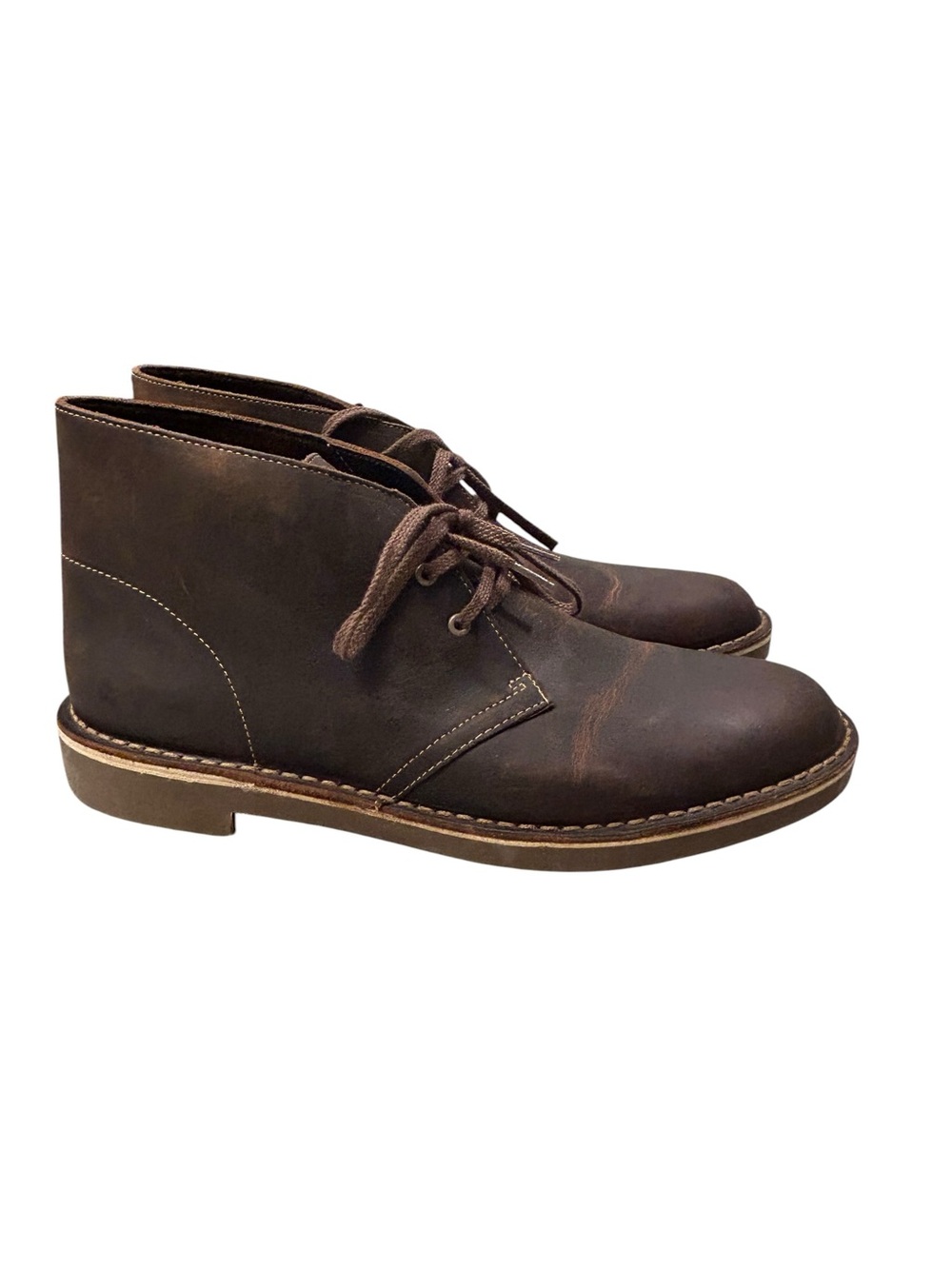 Clarks Bushacre 2 Men’s Chukka Beeswax Desert‎ Boots Leather 10.5 Casual NWOB